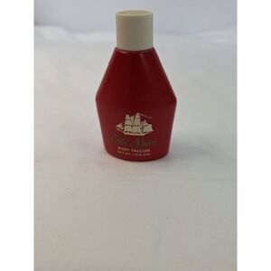 Vintage Old Spice Body Talcum Shulton Red Bottle 1 3/8 oz Collectible